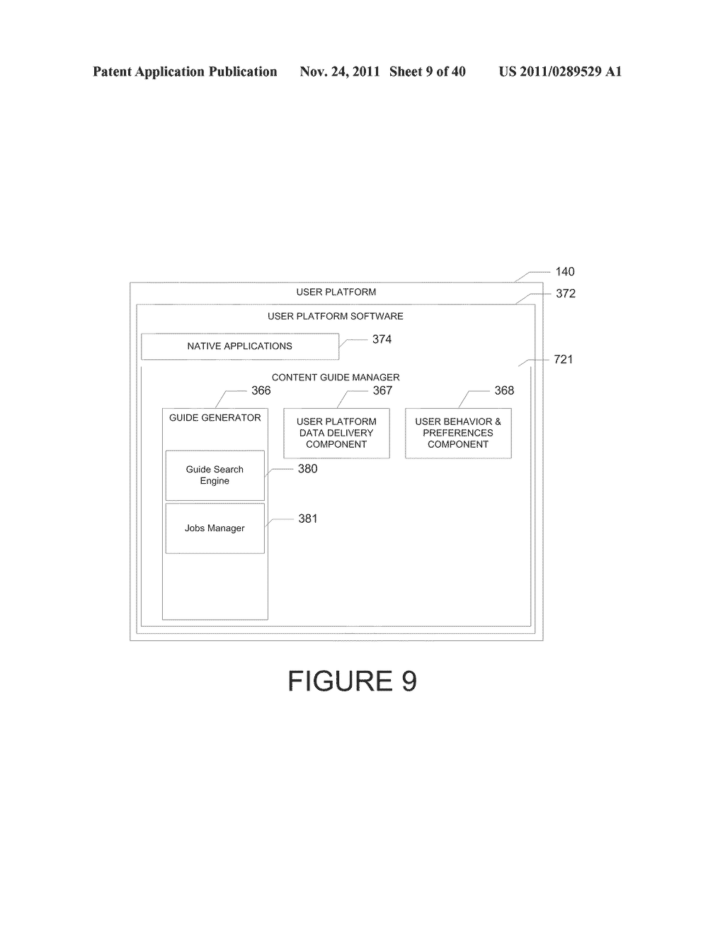  USER INTERFACE FOR CONTENT BROWSING AND SELECTION IN A TELEVISION PORTAL     OF A CONTENT SYSTEM - diagram, schematic, and image 10