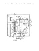 Water saver toilet with uniform water spot diagram and image