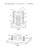 METHOD AND APPARATUS FOR COVERING AN END OF A CABLE EXTENDING FROM A FORM     DURING THE MANUFACTURE OF MOLDED STRUCTURAL MEMBERS diagram and image