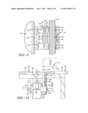 METHOD OF CHANGING THE DISTANCE BETWEEN A ROTARY CUTTING TOOL AND A WORK     SURFACE diagram and image