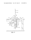 METHOD OF CHANGING THE DISTANCE BETWEEN A ROTARY CUTTING TOOL AND A WORK     SURFACE diagram and image