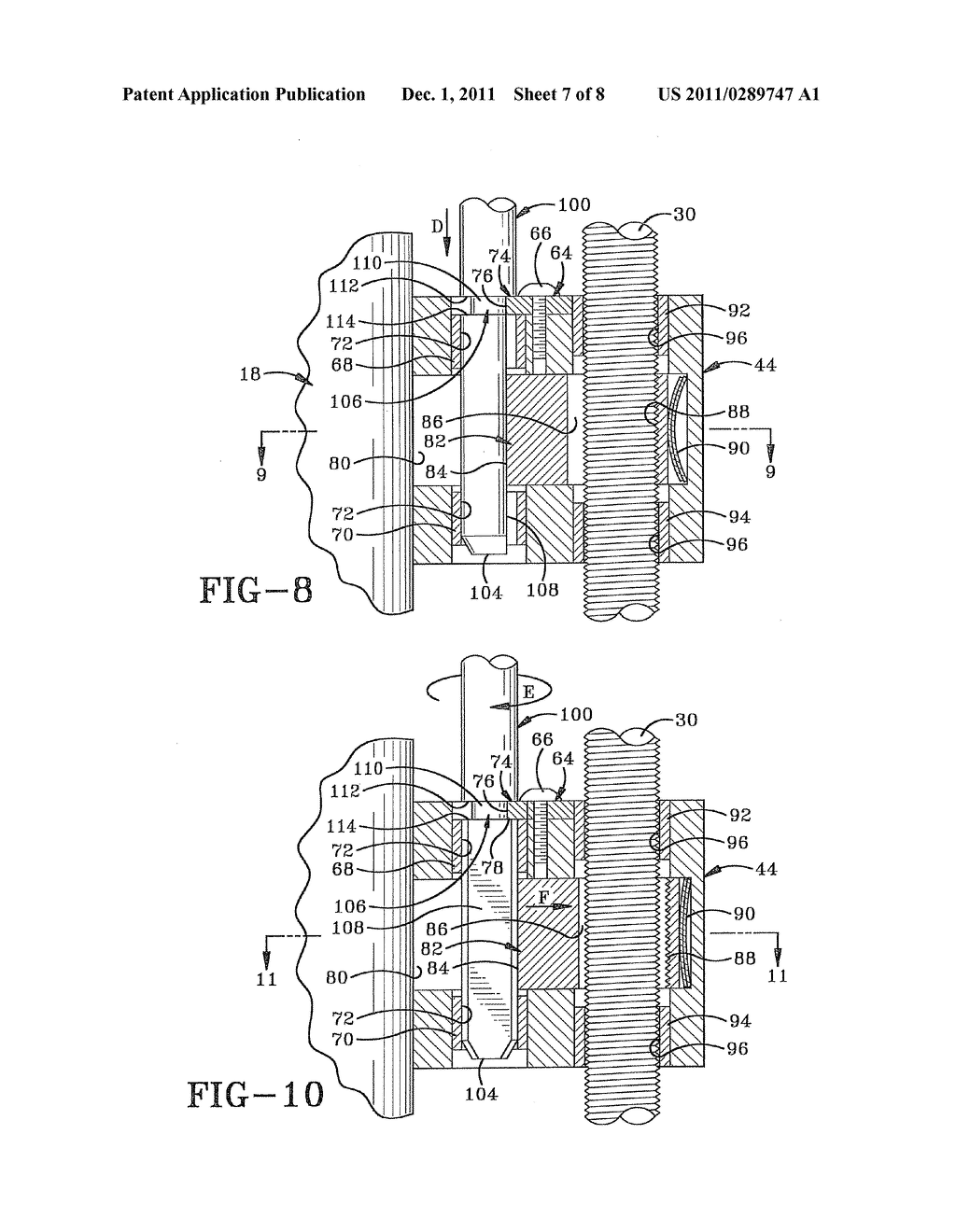 METHOD OF CHANGING THE DISTANCE BETWEEN A ROTARY CUTTING TOOL AND A WORK     SURFACE - diagram, schematic, and image 08