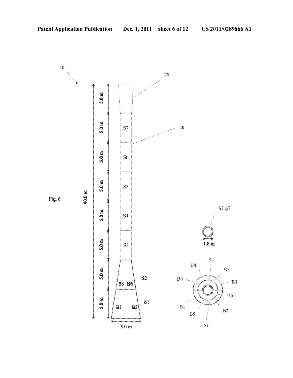 ANTENNA TOWER STRUCTURE WITH INSTALLATION SHAFT - diagram, schematic, and image 07