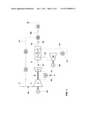 COMBINED CYCLE POWER PLANT WITH FLUE GAS RECIRCULATION diagram and image