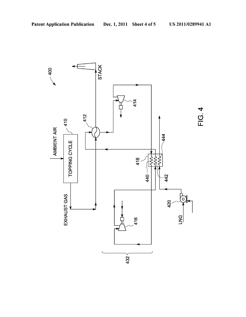 BRAYTON CYCLE REGASIFICATION OF LIQUIEFIED NATURAL GAS - diagram, schematic, and image 05