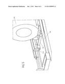 CAR AND METHOD FOR TRANSPORTING A DRIVE SPINDLE FOR A ROLLER OF A ROLL     STAND diagram and image