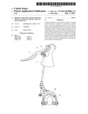 Brake lever with a mechanism for quickly loosening brake cable of racing     bicycle diagram and image