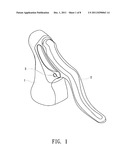 Brake lever with a mechanism for quickly loosening brake cable of racing     bicycle diagram and image