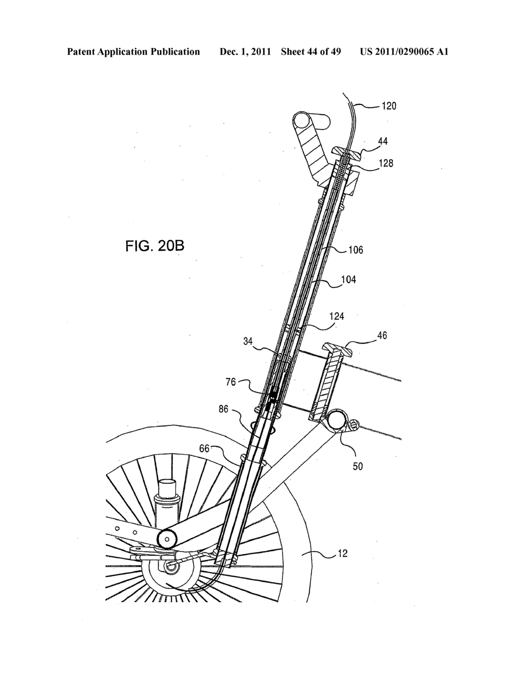 Cable Splicing Assembly for Convertible Stroller-Cycle - diagram, schematic, and image 45