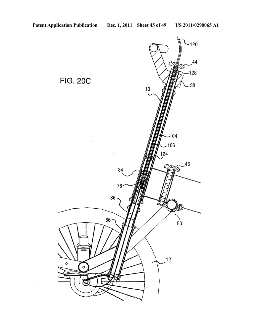 Cable Splicing Assembly for Convertible Stroller-Cycle - diagram, schematic, and image 46