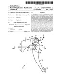 Operating pedal device for vehicle diagram and image