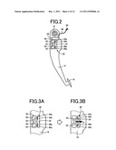 Operating pedal device for vehicle diagram and image