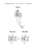 Operating pedal device for vehicle diagram and image