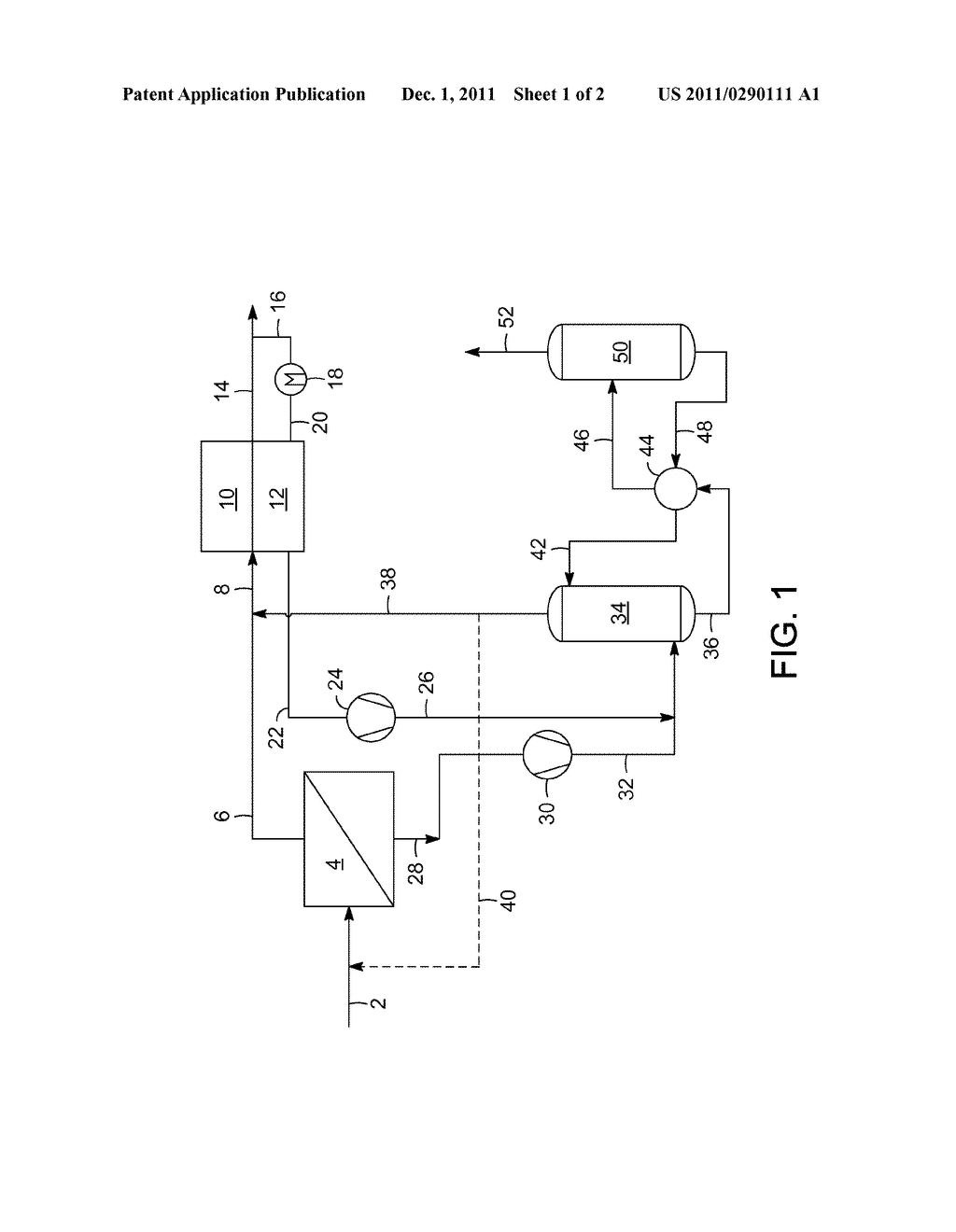 TREATMENT OF NATURAL GAS FEEDS - diagram, schematic, and image 02