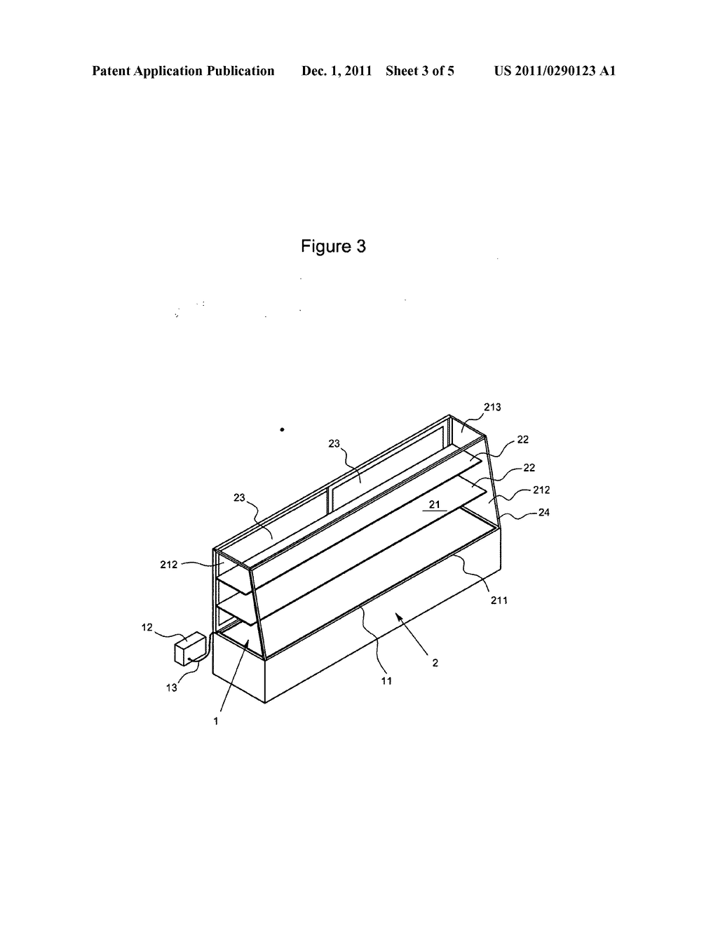 Freshness prolonging device for foodstuff - diagram, schematic, and image 04