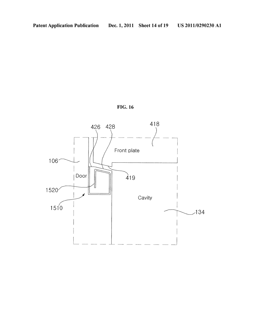 DOOR CHOKE AND COOKING APPARATUS INCLUDING THE SAME - diagram, schematic, and image 15