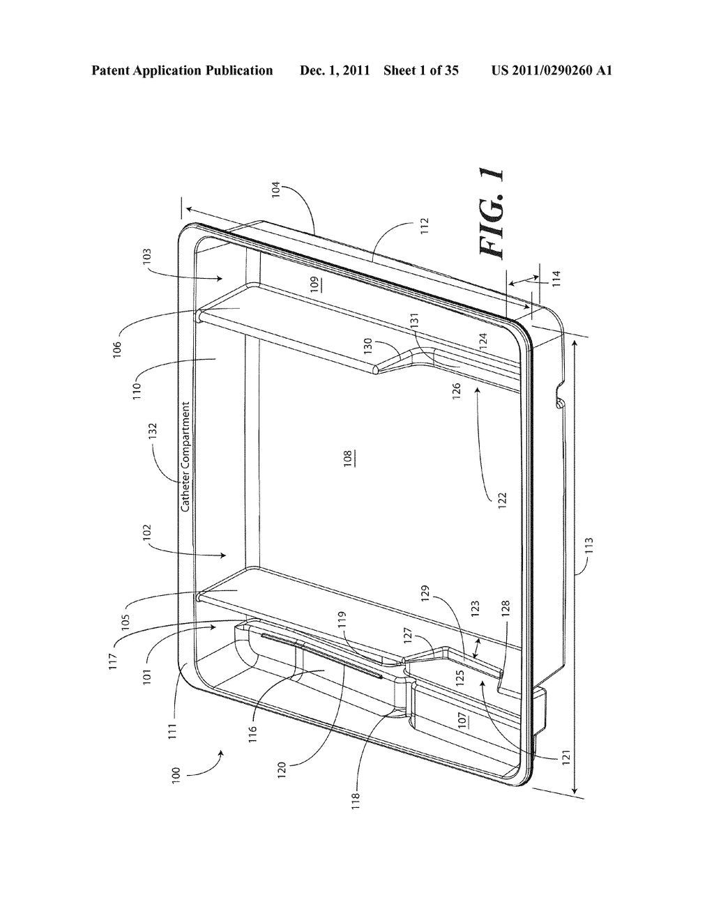 Catheter Tray, Packaging System, Instruction Insert, and Associated     Methods - diagram, schematic, and image 02