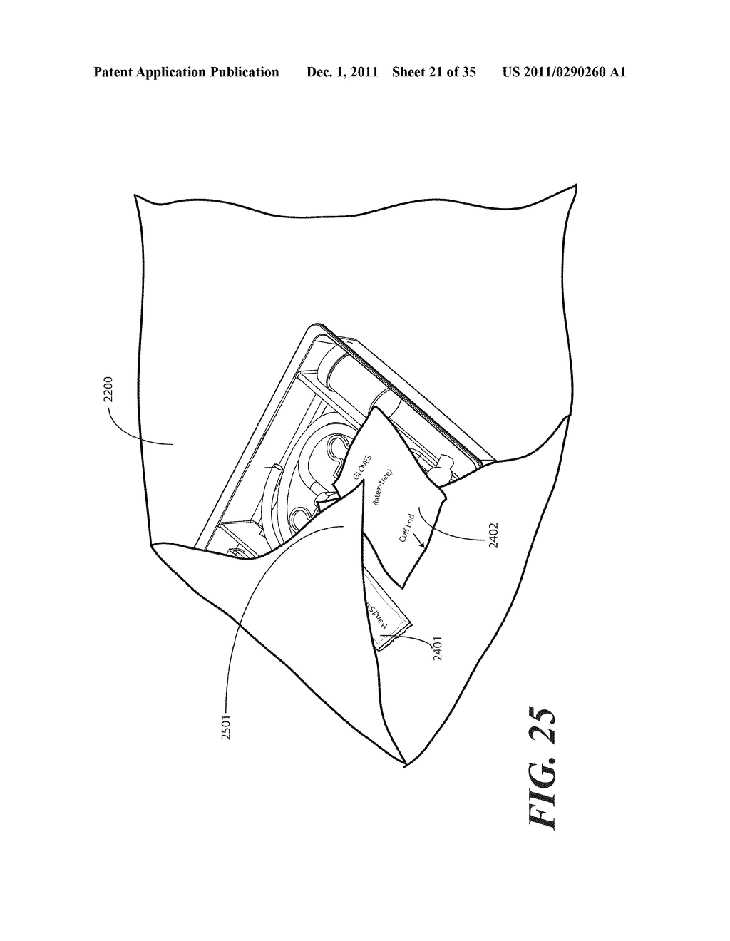 Catheter Tray, Packaging System, Instruction Insert, and Associated     Methods - diagram, schematic, and image 22