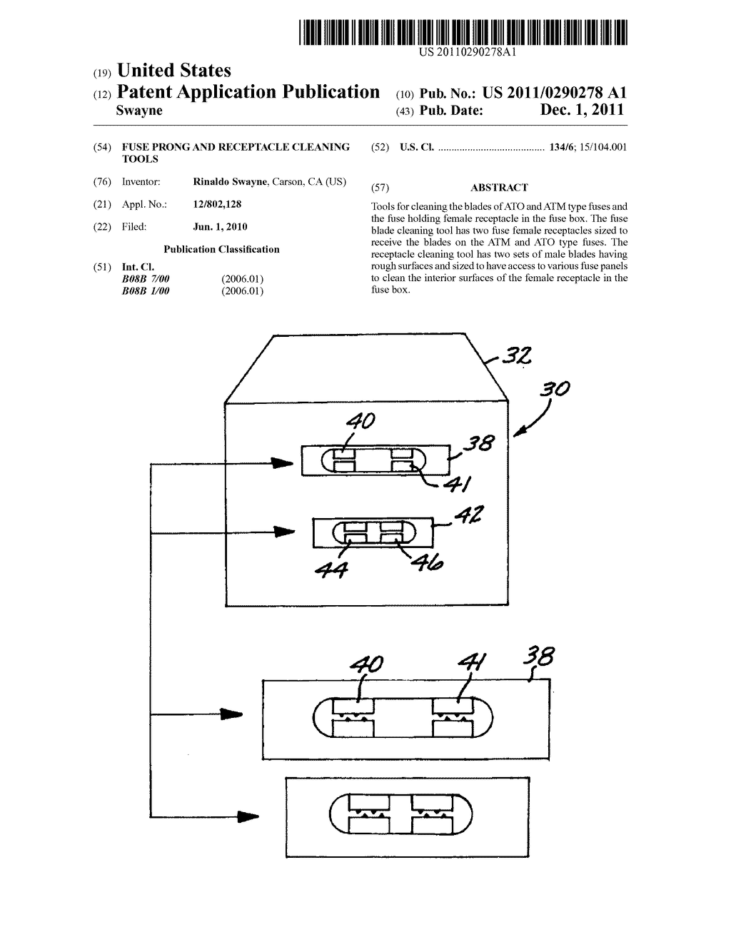 Fuse prong and receptacle cleaning tools - diagram, schematic, and image 01