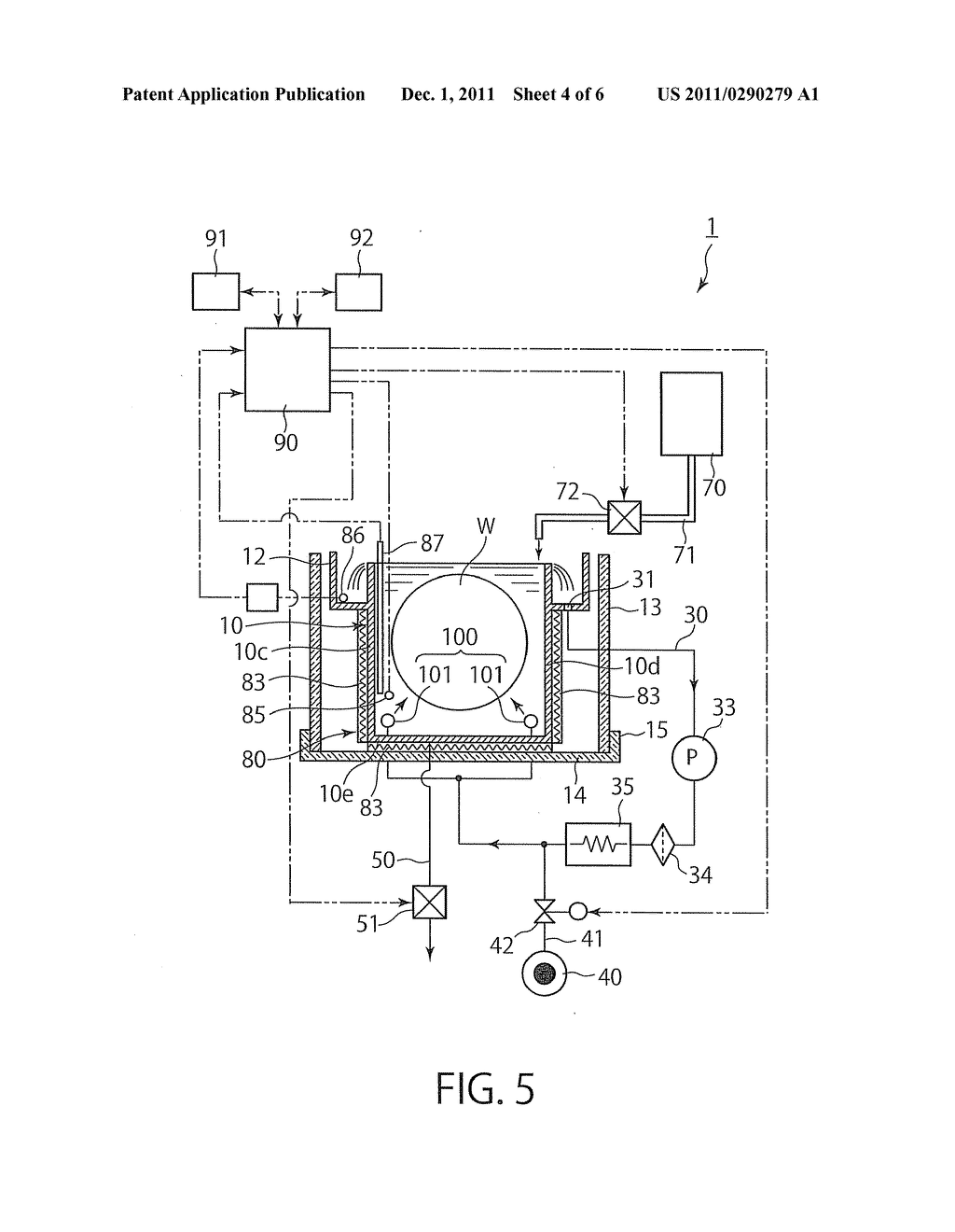 SUBSTRATE PROCESSING APPARATUS, SUBSTRATE PROCESSING METHOD, AND STORAGE     MEDIUM STORING COMPUTER PROGRAM FOR PERFORMING SUBSTRATE PROCESSING     METHOD - diagram, schematic, and image 05