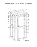 COLLAPSIBLE PRIVACY SHELTER diagram and image