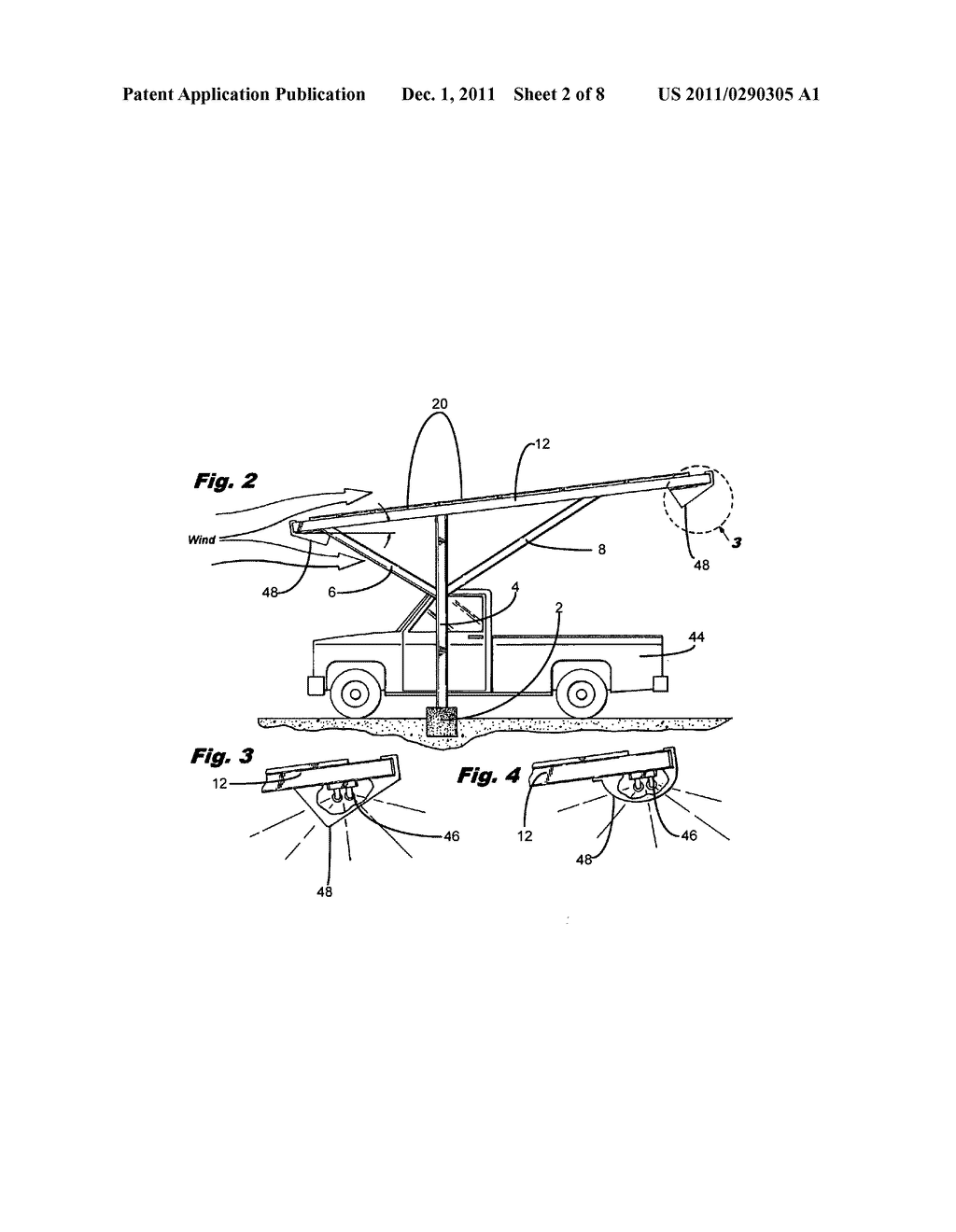 Cabled matrix for cantilevered photovoltaic solar panel arrays, apparatus     and deployment systems - diagram, schematic, and image 03