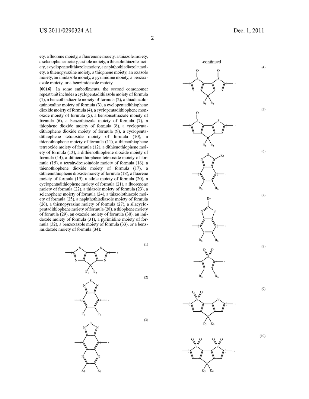 Photovoltaic Cell With Thiazole-Containing Polymer - diagram, schematic, and image 04