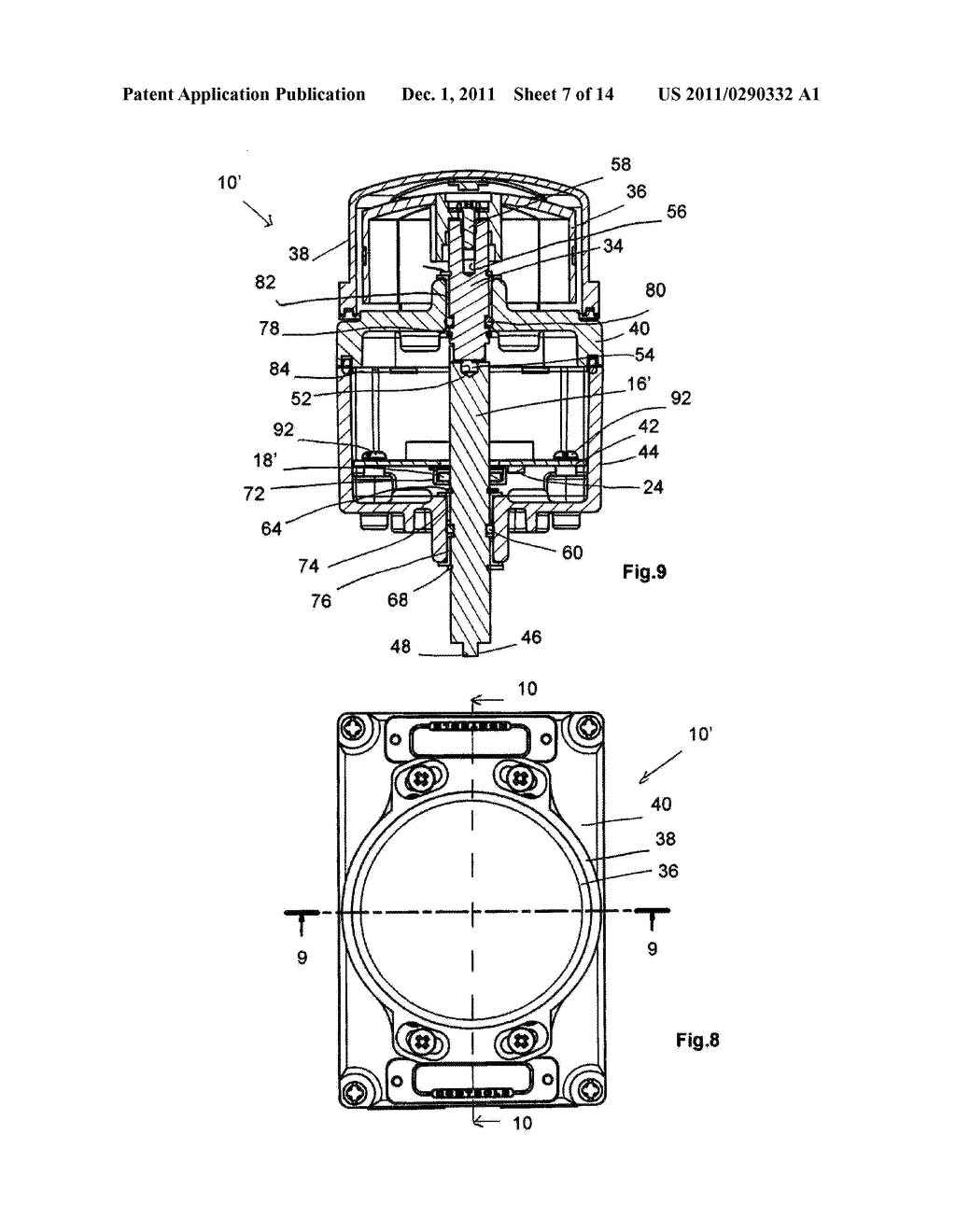 Rotary Valve Position Indicator Device and Method for Indicating the     Position of a Rotary Valve - diagram, schematic, and image 08