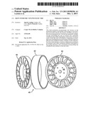 Skew symmetric non-pneumatic tire diagram and image