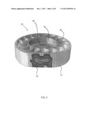 Skew symmetric non-pneumatic tire diagram and image