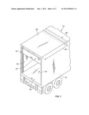 OVERHEAD DOOR ASSEMBLY FOR A STORAGE CONTAINER diagram and image