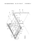 OVERHEAD DOOR ASSEMBLY FOR A STORAGE CONTAINER diagram and image