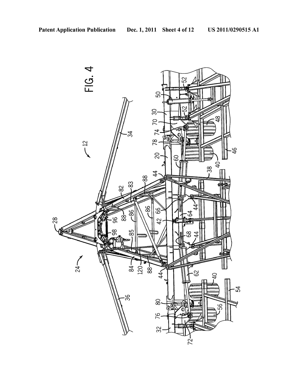 Electronically Controlled Hydraulic System For An Agricultural Implement - diagram, schematic, and image 05