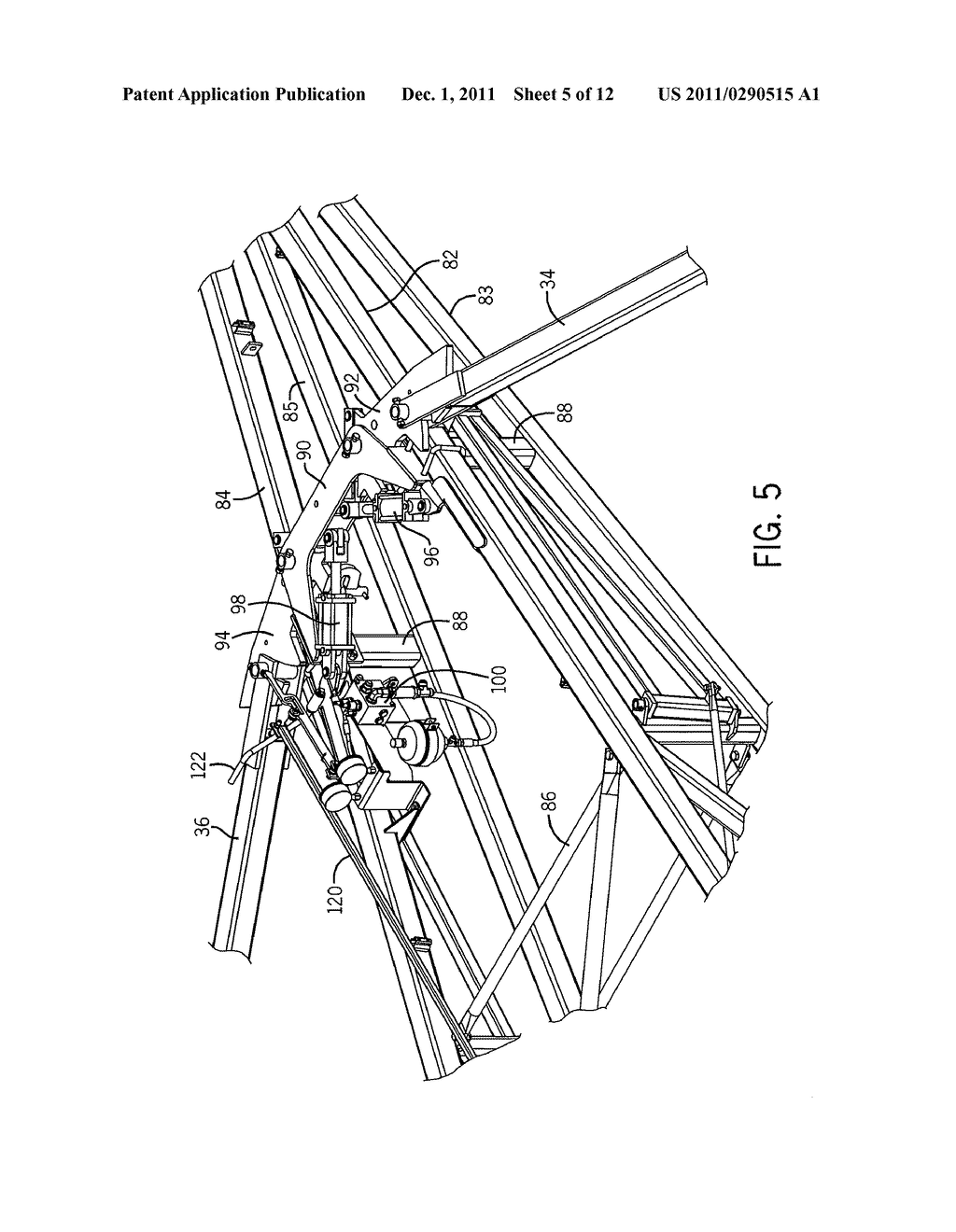 Electronically Controlled Hydraulic System For An Agricultural Implement - diagram, schematic, and image 06