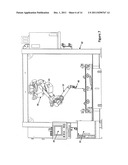 Process of jet cutting arcuate openings diagram and image