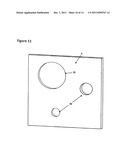 Process of jet cutting arcuate openings diagram and image