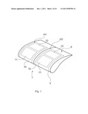 HEATING SYSTEM HAVING AT LEAST ONE ELECTROTHERMAL HEATING LAYER, A     STRUCTURAL COMPONENT HAVING SUCH A HEATING LAYER, A HEATING METHOD AND A     METHOD FOR PRODUCING A SEMI-FINISHED COMPONENT OR A COMPONENT HAVING A     HEATING DEVICE diagram and image