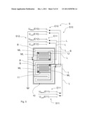 HEATING SYSTEM HAVING AT LEAST ONE ELECTROTHERMAL HEATING LAYER, A     STRUCTURAL COMPONENT HAVING SUCH A HEATING LAYER, A HEATING METHOD AND A     METHOD FOR PRODUCING A SEMI-FINISHED COMPONENT OR A COMPONENT HAVING A     HEATING DEVICE diagram and image