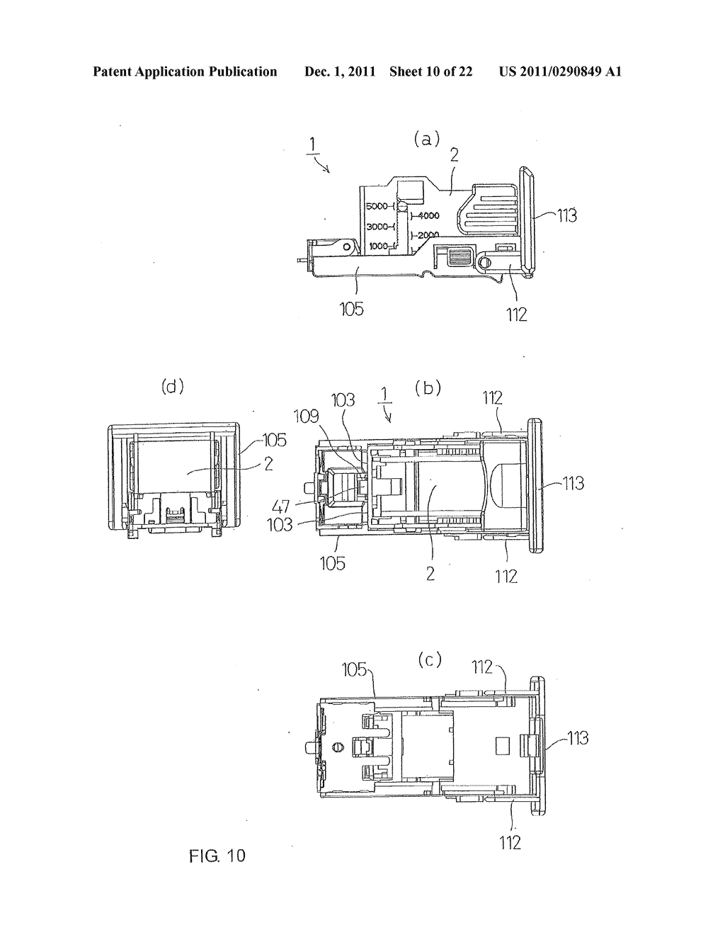 STAPLE REFILL, STAPLER, AND CARTRIDGE - diagram, schematic, and image 11