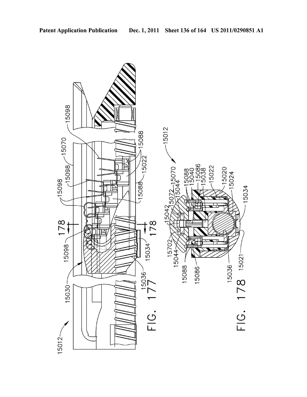 ROBOTICALLY-CONTROLLED SURGICAL STAPLING DEVICES THAT PRODUCE FORMED     STAPLES HAVING DIFFERENT LENGTHS - diagram, schematic, and image 137