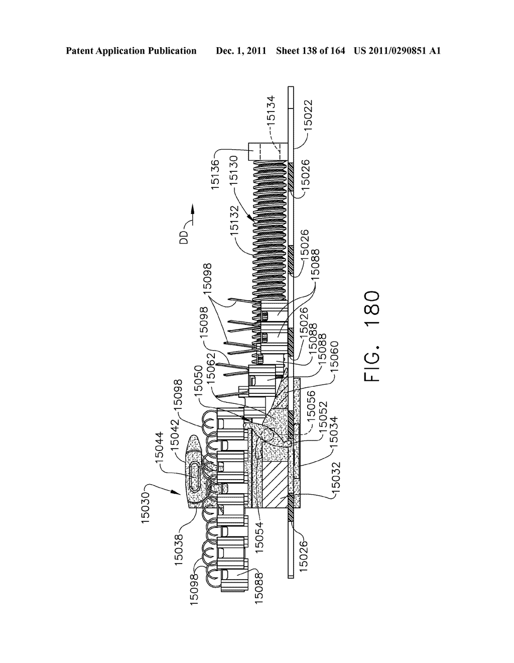 ROBOTICALLY-CONTROLLED SURGICAL STAPLING DEVICES THAT PRODUCE FORMED     STAPLES HAVING DIFFERENT LENGTHS - diagram, schematic, and image 139