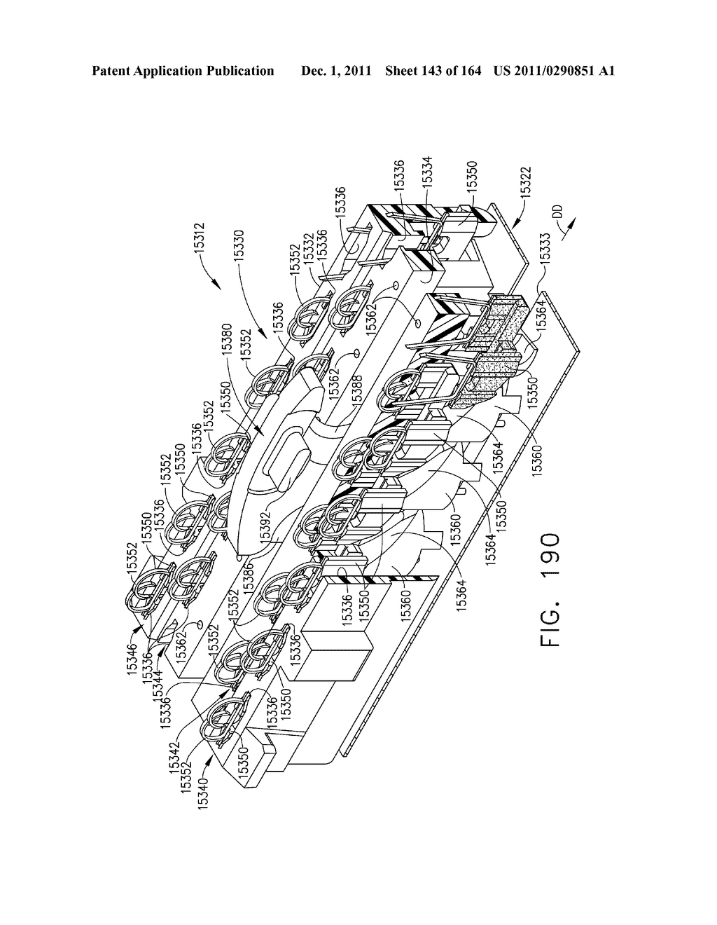 ROBOTICALLY-CONTROLLED SURGICAL STAPLING DEVICES THAT PRODUCE FORMED     STAPLES HAVING DIFFERENT LENGTHS - diagram, schematic, and image 144