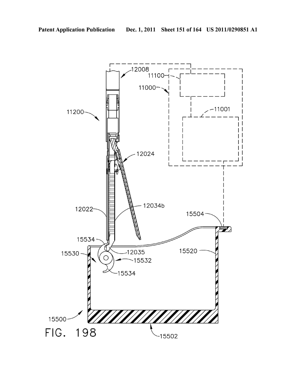 ROBOTICALLY-CONTROLLED SURGICAL STAPLING DEVICES THAT PRODUCE FORMED     STAPLES HAVING DIFFERENT LENGTHS - diagram, schematic, and image 152