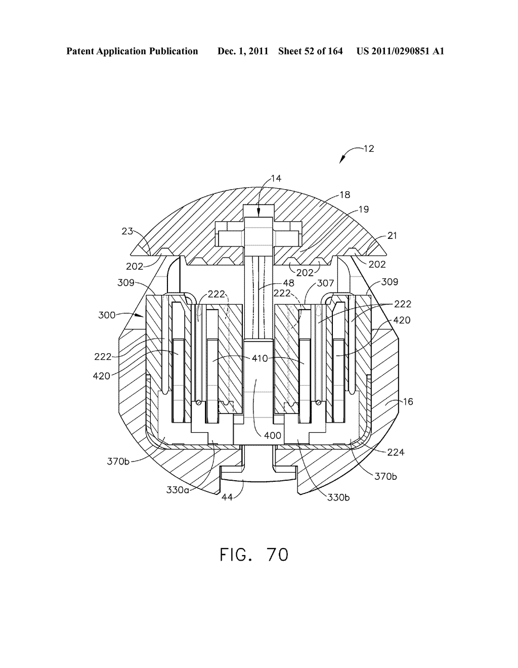 ROBOTICALLY-CONTROLLED SURGICAL STAPLING DEVICES THAT PRODUCE FORMED     STAPLES HAVING DIFFERENT LENGTHS - diagram, schematic, and image 53