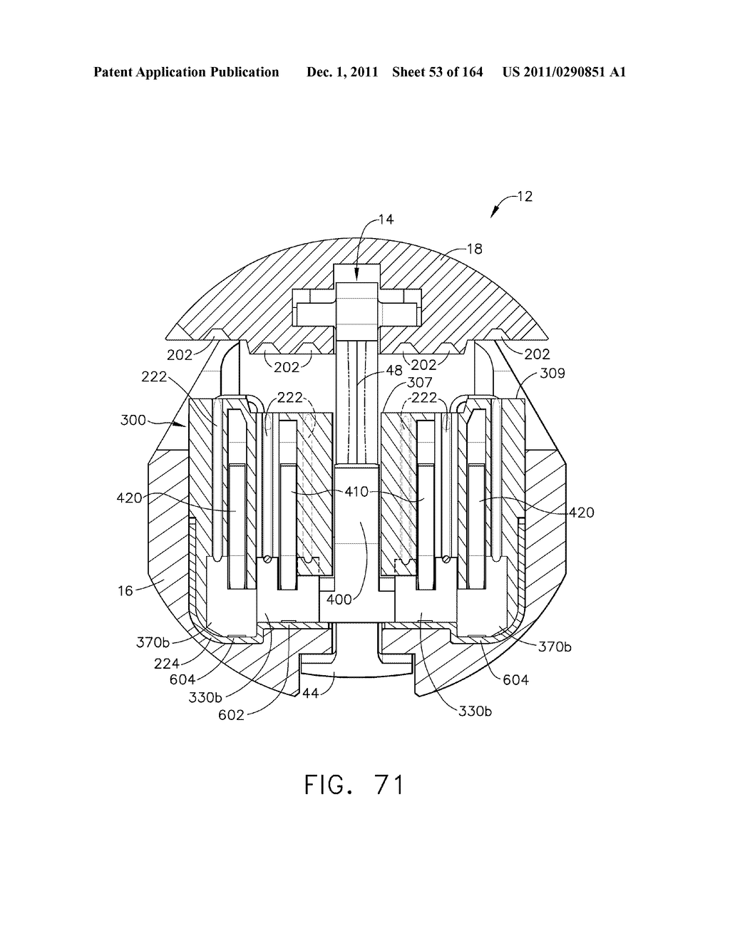 ROBOTICALLY-CONTROLLED SURGICAL STAPLING DEVICES THAT PRODUCE FORMED     STAPLES HAVING DIFFERENT LENGTHS - diagram, schematic, and image 54