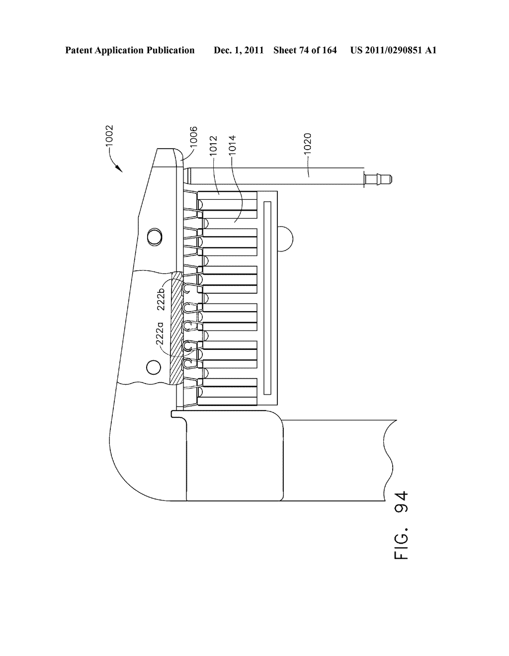 ROBOTICALLY-CONTROLLED SURGICAL STAPLING DEVICES THAT PRODUCE FORMED     STAPLES HAVING DIFFERENT LENGTHS - diagram, schematic, and image 75