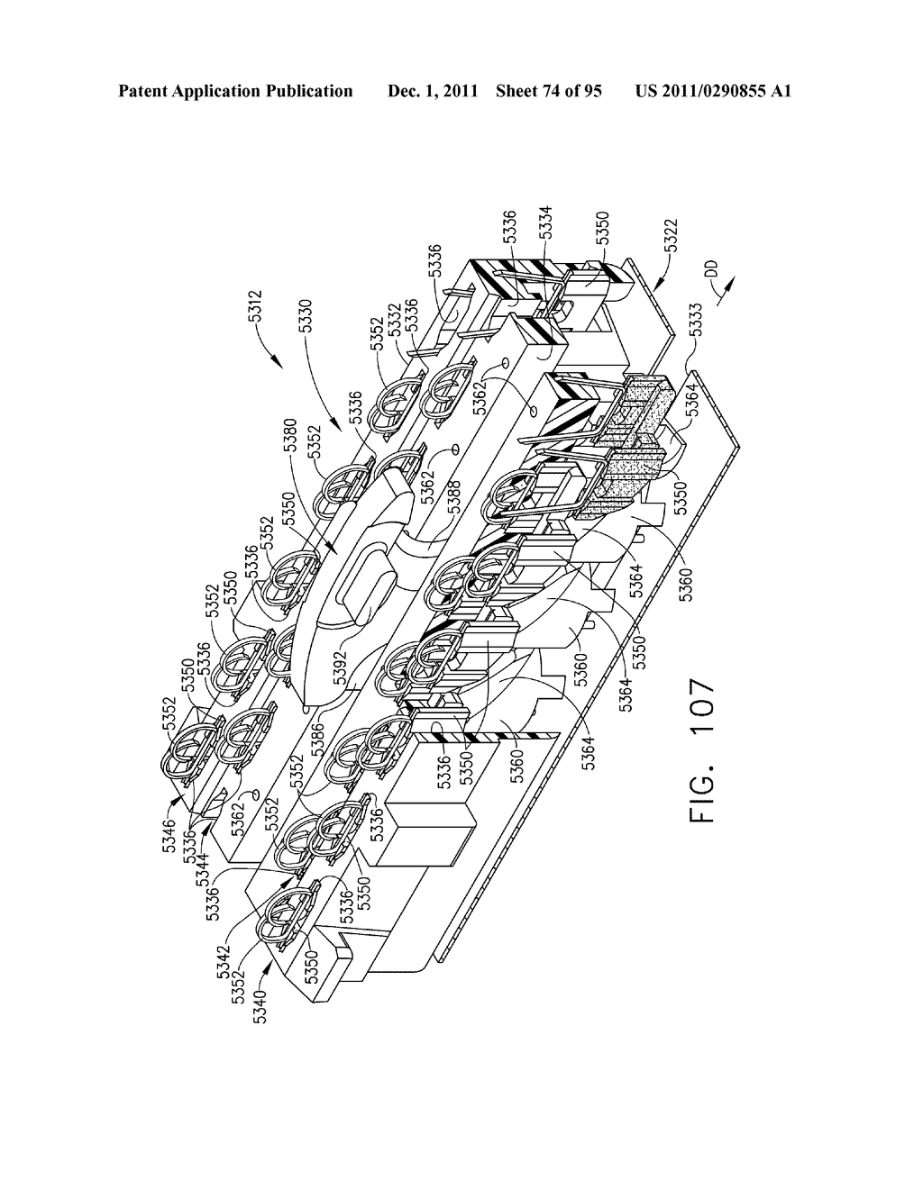 ROBOTICALLY-CONTROLLED DISPOSABLE MOTOR-DRIVEN LOADING UNIT - diagram, schematic, and image 75