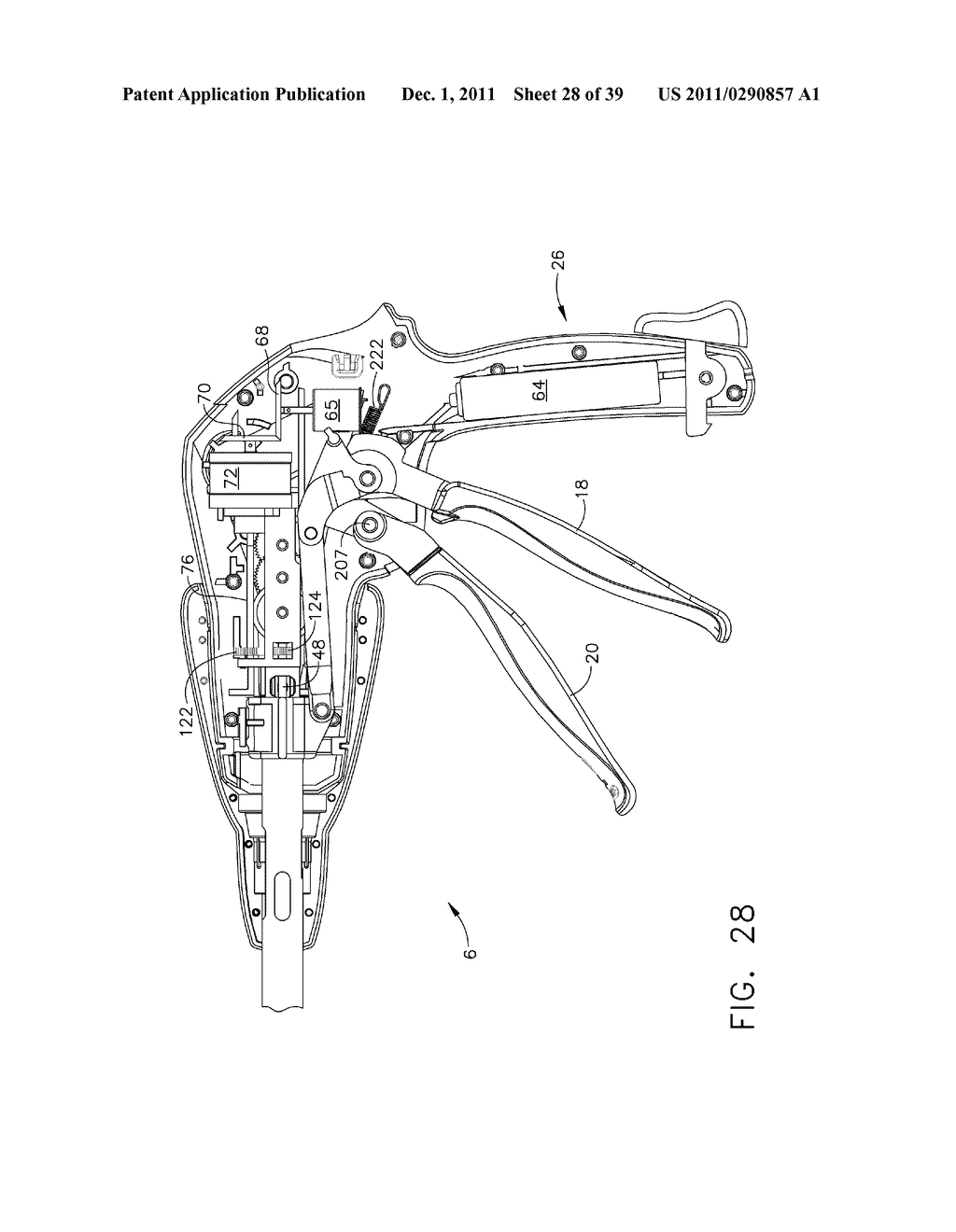 MOTOR-DRIVEN SURGICAL CUTTING AND FASTENING INSTRUMENT WITH TACTILE     POSITION FEEDBACK - diagram, schematic, and image 29