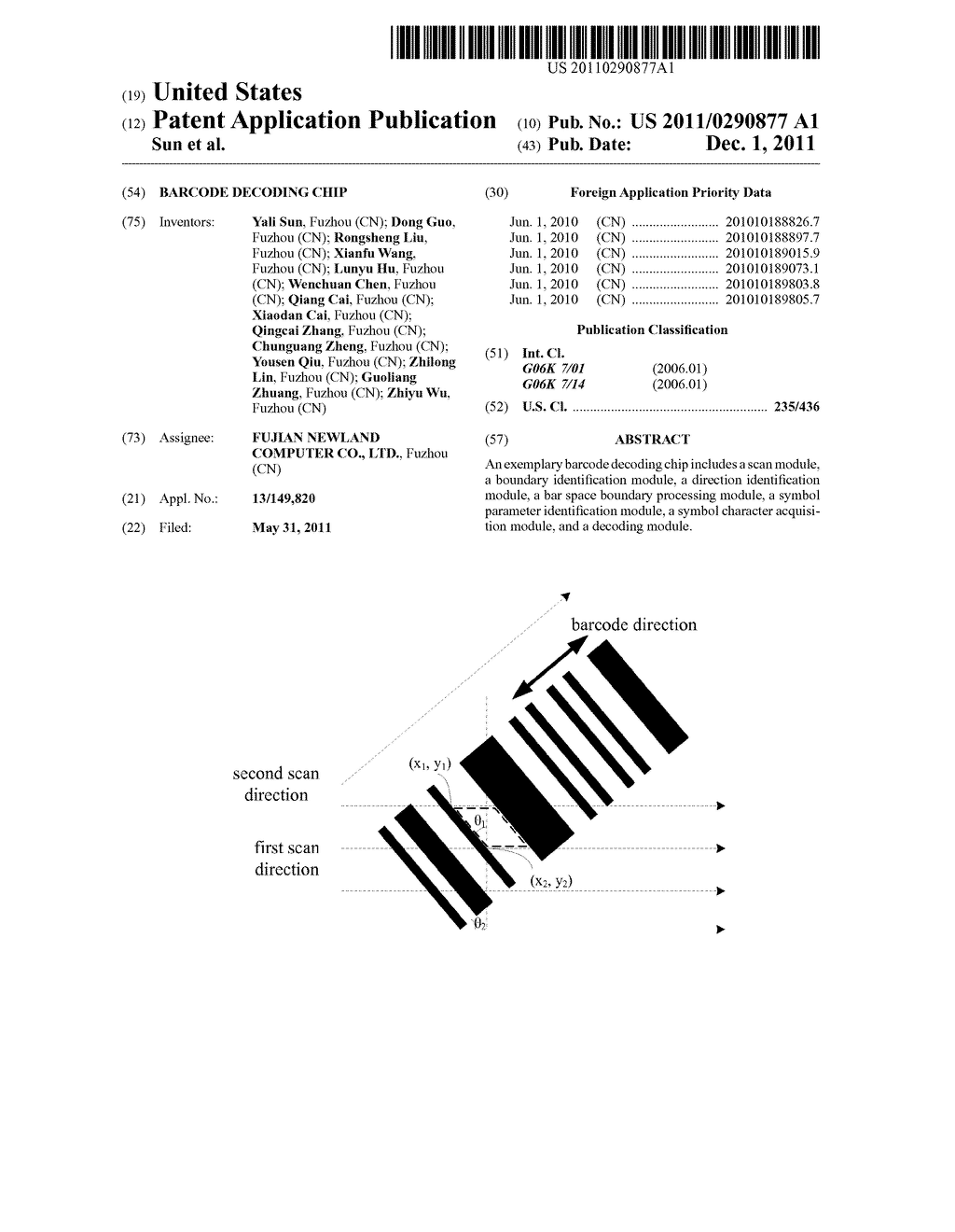 BARCODE DECODING CHIP - diagram, schematic, and image 01