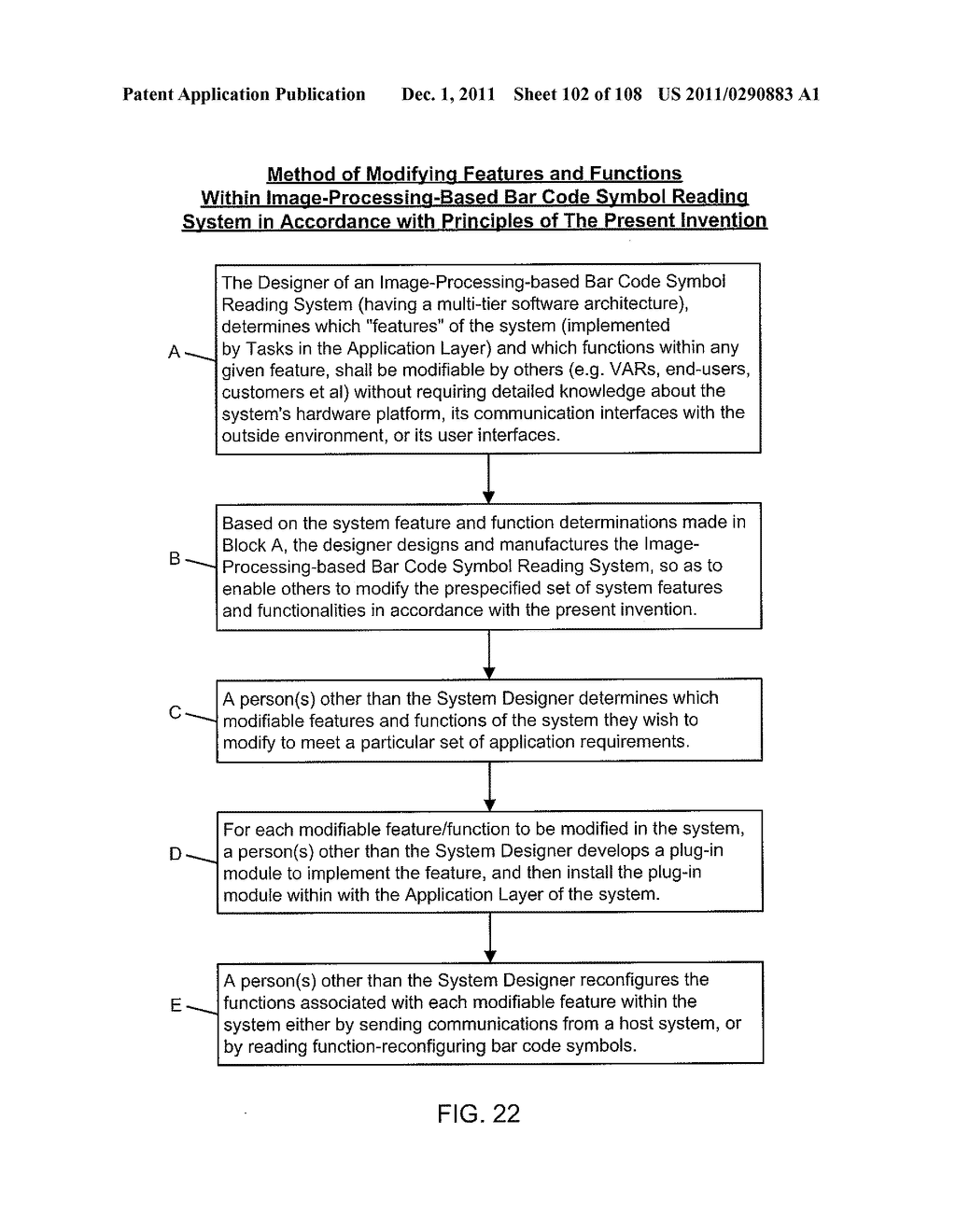 HAND-SUPPORTABLE DIGITAL IMAGE CAPTURE AND PROCESSING SYSTEM SUPPORTING A     MULTI-TIER MODULAR SOFTWARE ARCHITECTURE - diagram, schematic, and image 104